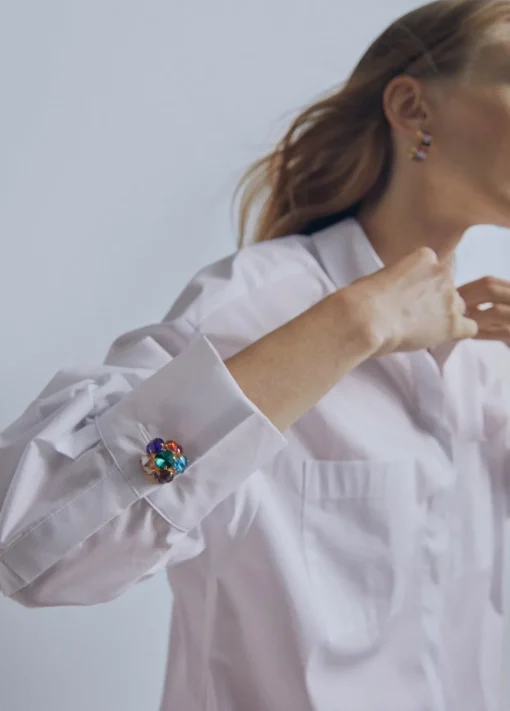 Camisa botones joya |  COLECCIÓN MAITE | Lola Casademunt