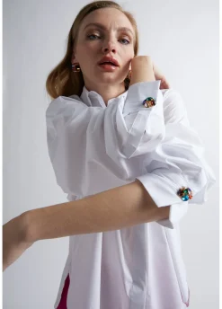Camisa botones joya |  COLECCIÓN MAITE | Lola Casademunt
