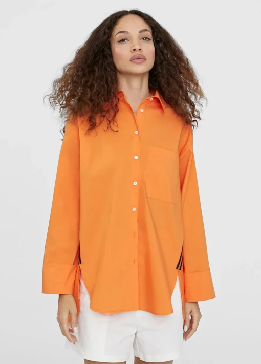 Camisa básica de algodón