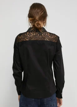 Camisa con encaje