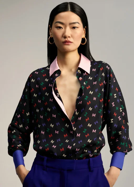 Camisa estampado monograma