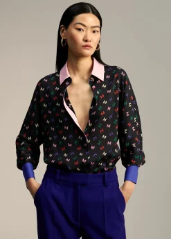 Camisa estampado monograma