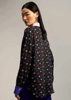 Camisa estampado monograma