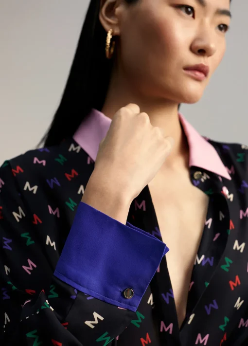 Camisa estampado monograma