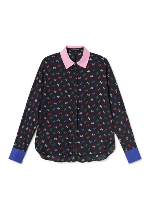 Camisa estampado monograma
