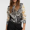 Camisa estampado zebra