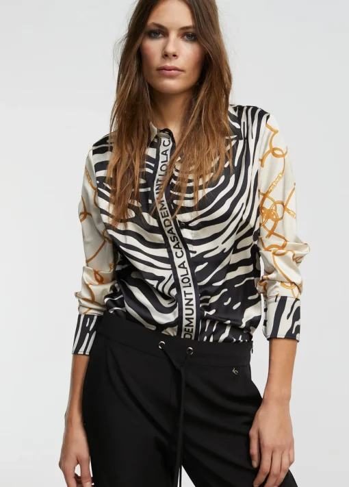 Camisa estampado zebra
