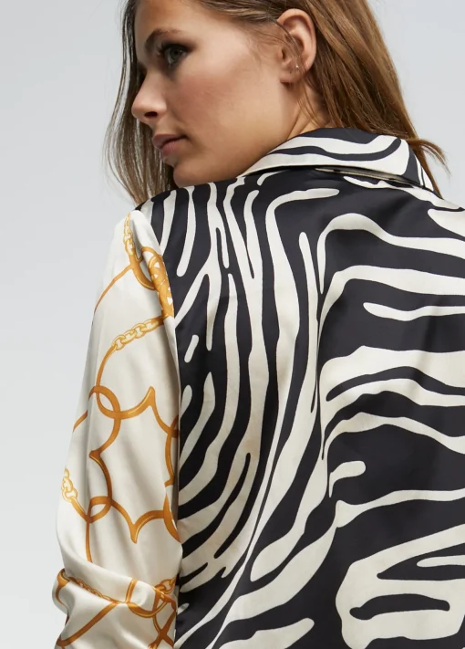 Camisa estampado zebra