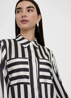Camisa fluida de rayas
