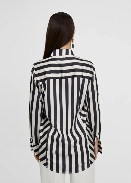 Camisa fluida de rayas