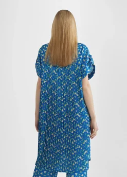 Camisa larga estampada