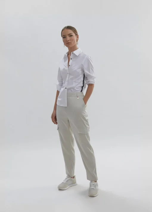 Camisa logotipada detalle cinta |  COLECCIÓN LOLA | Lola Casademunt