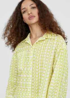 Camisa oversize logomania