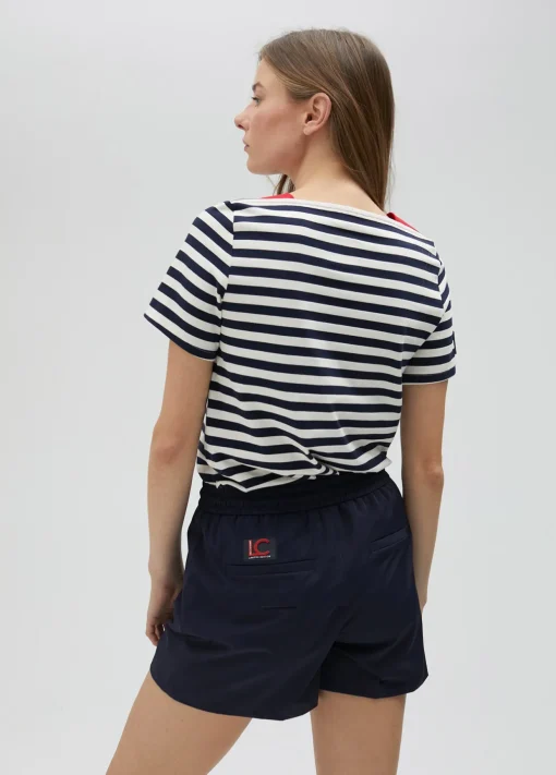 Camiseta rayas manga corta en algodón 100% - Lola Casademunt