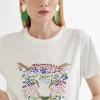 Camiseta tigre bordado