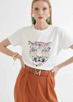 Camiseta tigre bordado