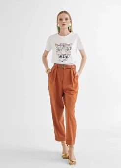 Camiseta tigre bordado