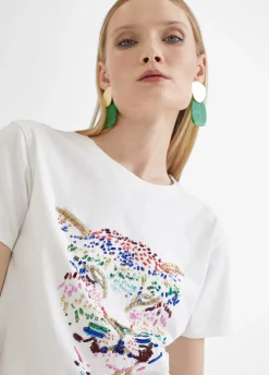 Camiseta tigre bordado