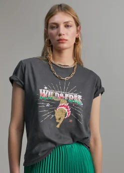 Camiseta tigre desgastada