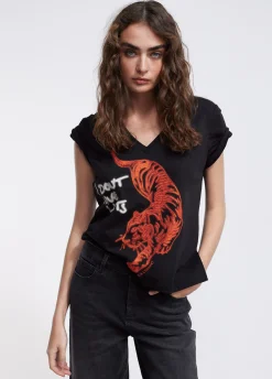 Camiseta tigre strass