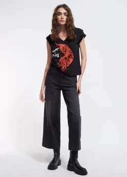 Camiseta tigre strass