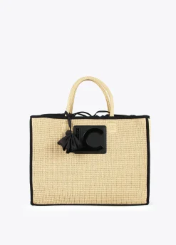 Capazo con ribetes a contraste