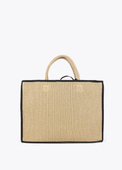 Capazo con ribetes a contraste