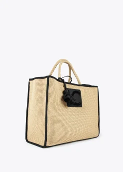 Capazo con ribetes a contraste