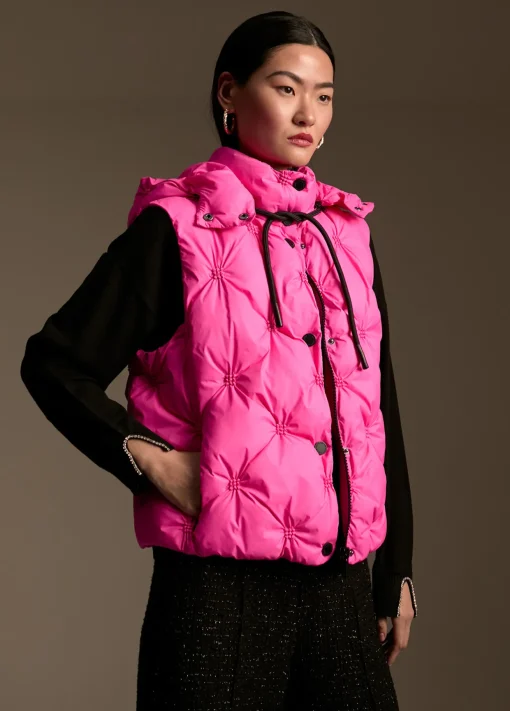 Chaleco acolchado animal print