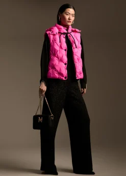 Chaleco acolchado animal print