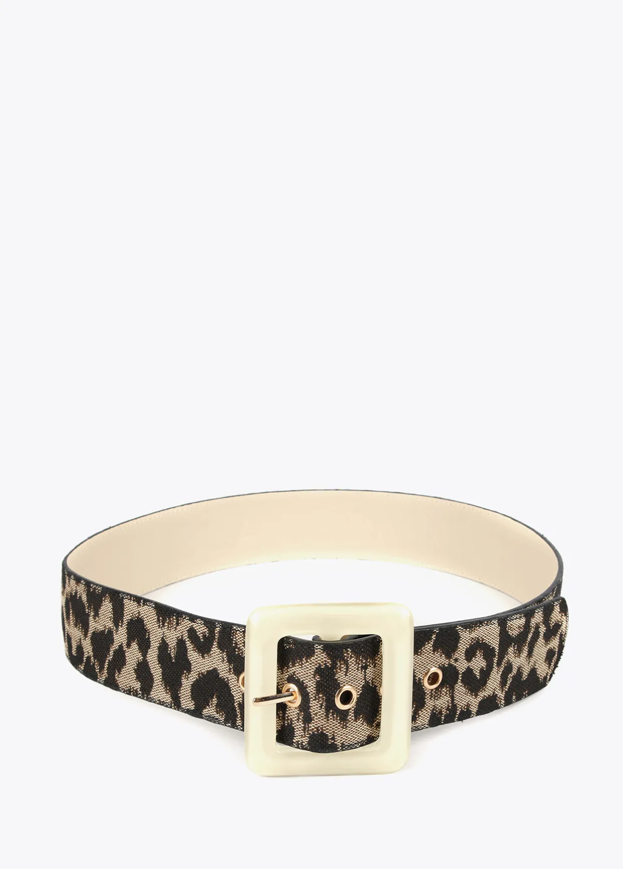 Cinturón ancho maxi hebilla