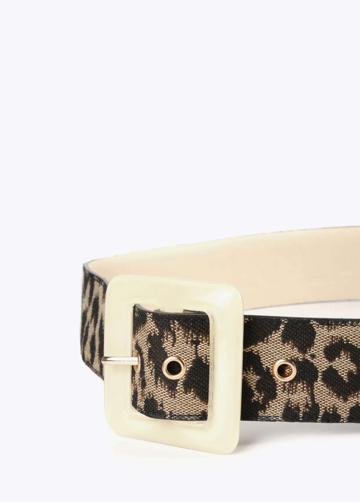 Cinturón ancho maxi hebilla