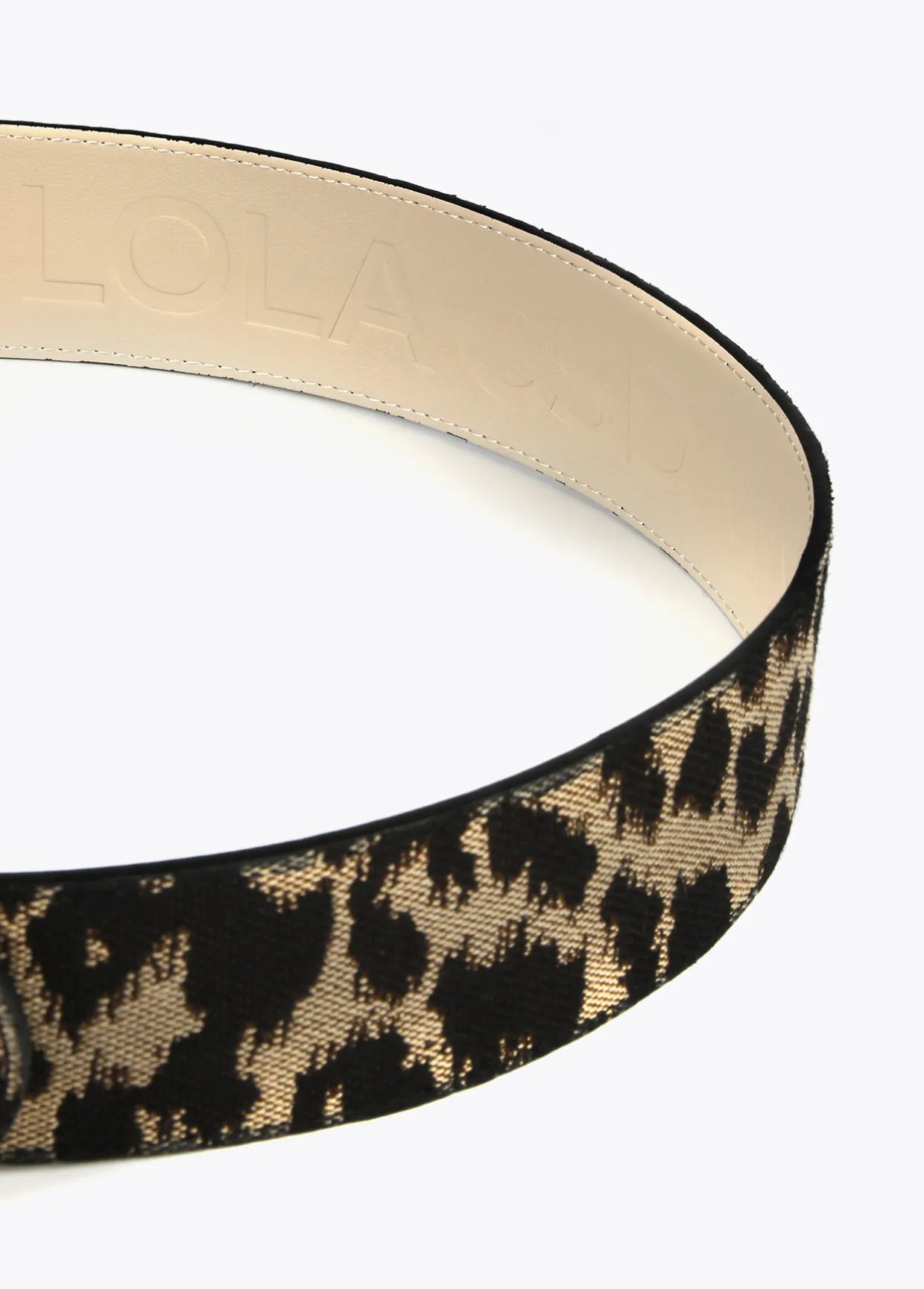 Cinturón ancho maxi hebilla