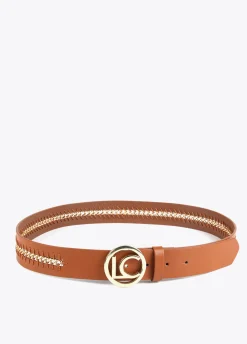 Cinturón cadena dorada