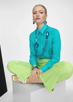 Collar cordóny abalorios