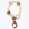 Collar de aros bicolor