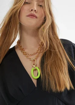 Collar doble cadena y colgante
