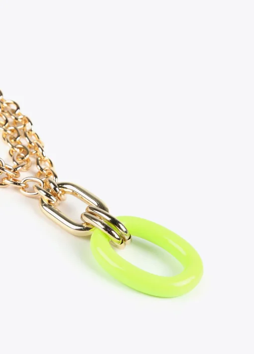 Collar doble cadena y colgante