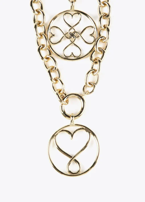 Collar doble medalla
