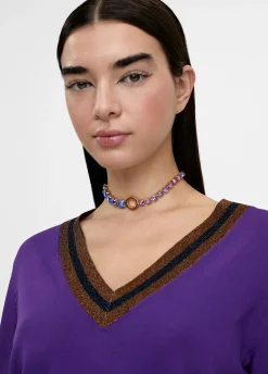 Collar gargantilla de cristales