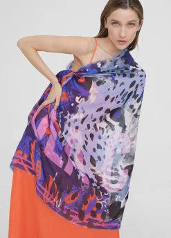 Foulard cara leopardo