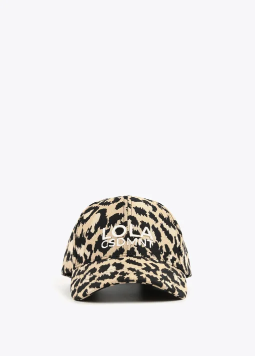 Gorra visera animal print