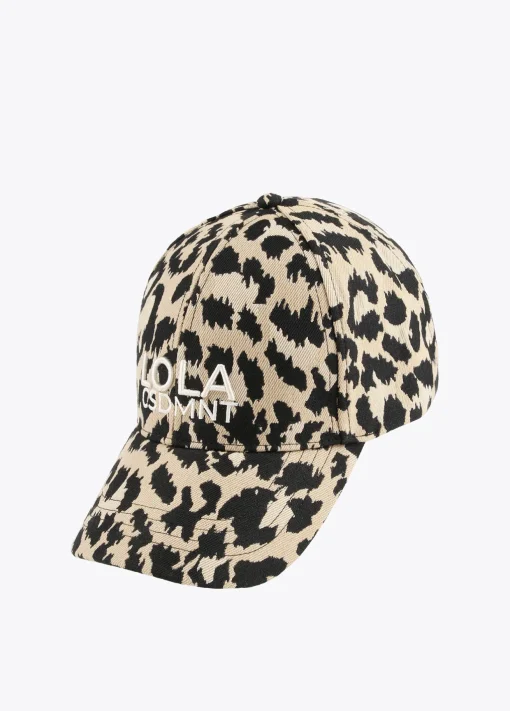 Gorra visera animal print