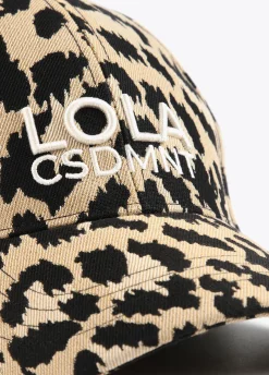 Gorra visera animal print