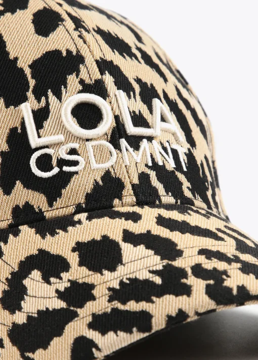 Gorra visera animal print