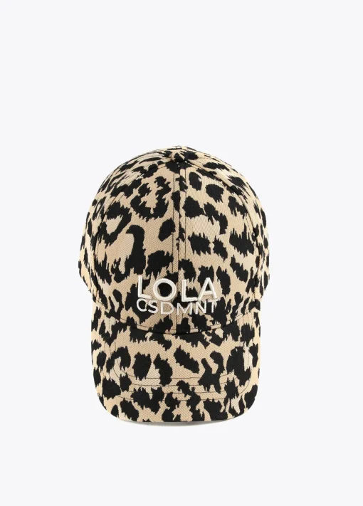 Gorra visera animal print
