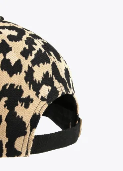 Gorra visera animal print