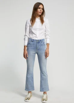 Jeans efecto tornasolado