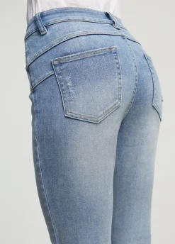 Jeans efecto tornasolado