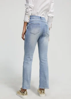 Jeans efecto tornasolado